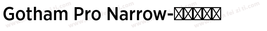 Gotham Pro Narrow字体转换